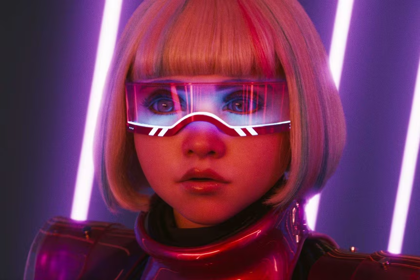 M3GAN Cyberpunk